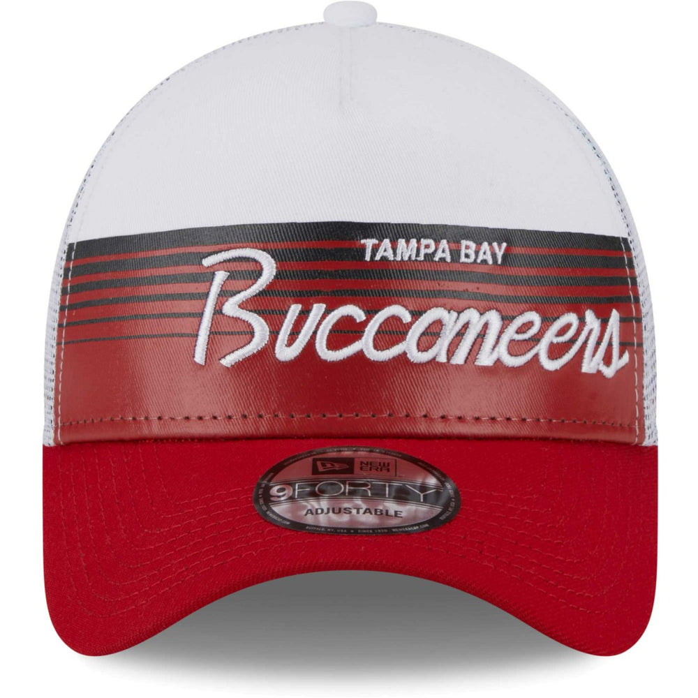 Tampa Bay Buccaneers New Era Horizon A-Frame 9FORTY Snapback Hat - Scarlet online
