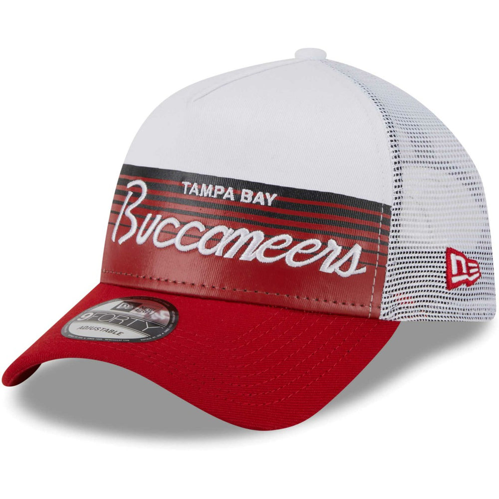 Tampa Bay Buccaneers New Era Horizon A-Frame 9FORTY Snapback Hat - Scarlet online