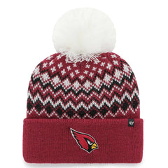 Arizona Cardinals '47 Women's Elsa Cuffed Knit Hat with Pom - Cardinal online