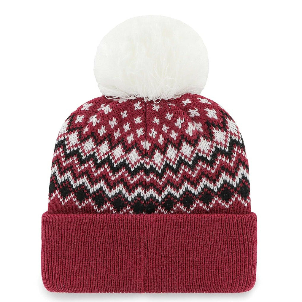 Arizona Cardinals '47 Women's Elsa Cuffed Knit Hat with Pom - Cardinal online