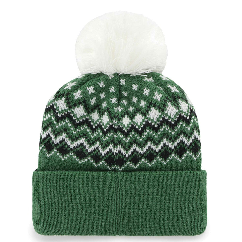 New York Jets '47 Women's Elsa Cuffed Knit Hat with Pom - Green online
