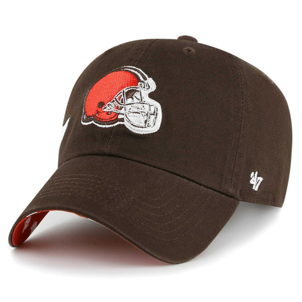 Cleveland Browns '47 Women's Confetti Icon Clean Up Adjustable Hat - Brown outlet