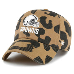 Cleveland Browns '47 Women's Rosette Clean Up Adjustable Hat - Tan sale