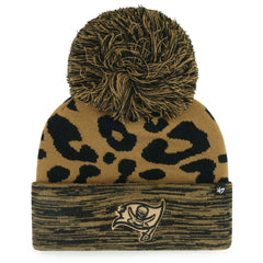Tampa Bay Buccaneers '47 Women's Rosette Cuffed Knit Hat with Pom - Brown on sale