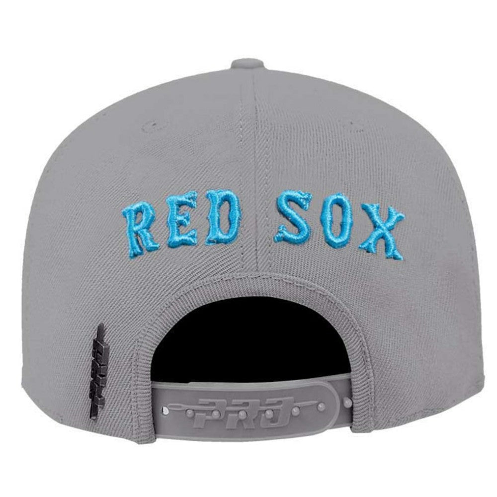 Boston Red Sox Pro Standard Washed Neon Snapback Hat Gray