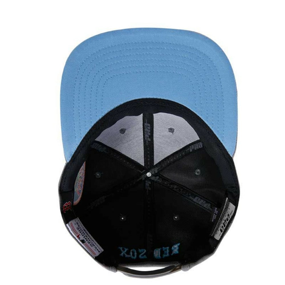 Boston Red Sox Pro Standard Washed Neon Snapback Hat Gray