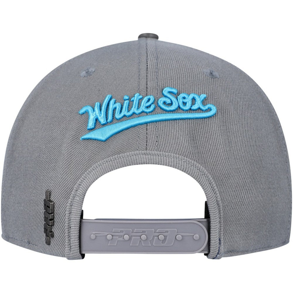 Chicago White Sox Pro Standard Washed Neon Snapback Hat Gray