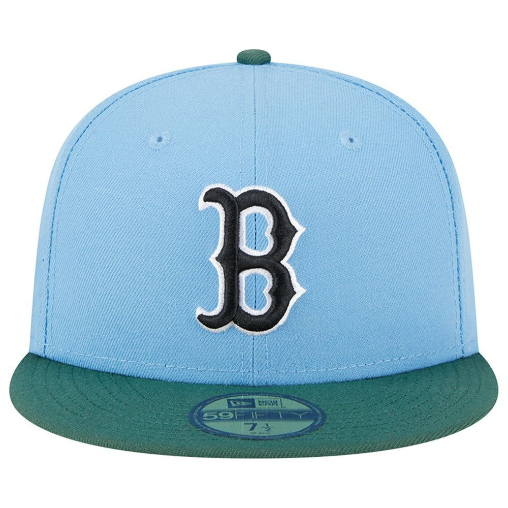 Boston Red Sox 2007 World Series 59FIFTY Fitted Hat Sky Blue/Cilantro