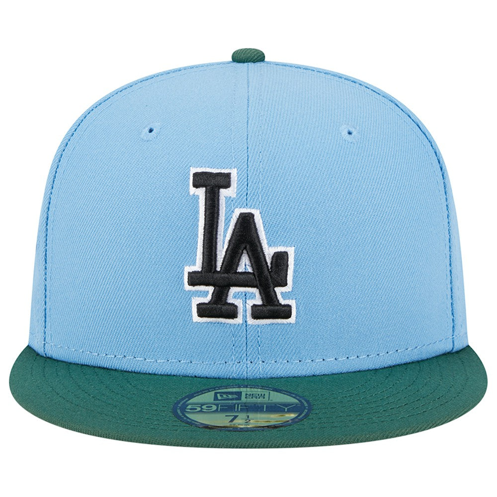 Los Angeles Dodgers 1988 World Series 59FIFTY Fitted Hat Sky Blue/Cilantro