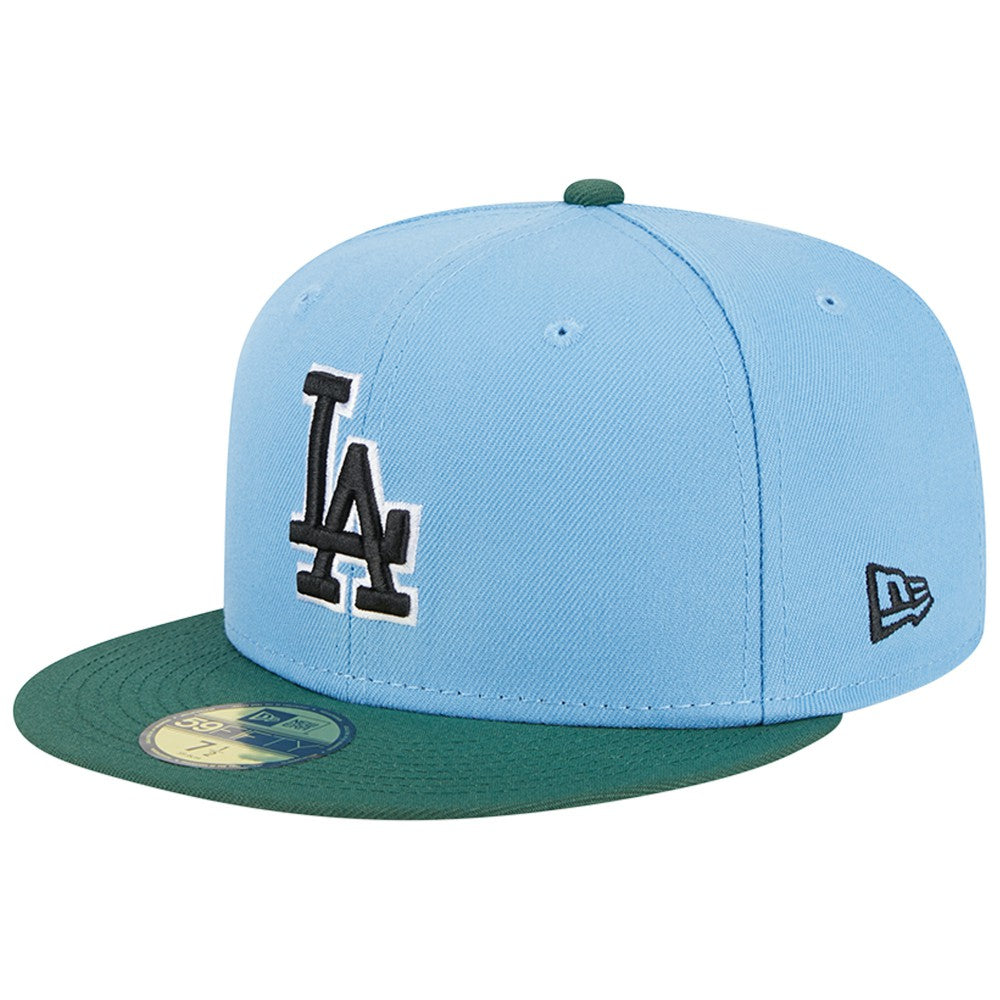 Los Angeles Dodgers 1988 World Series 59FIFTY Fitted Hat Sky Blue/Cilantro