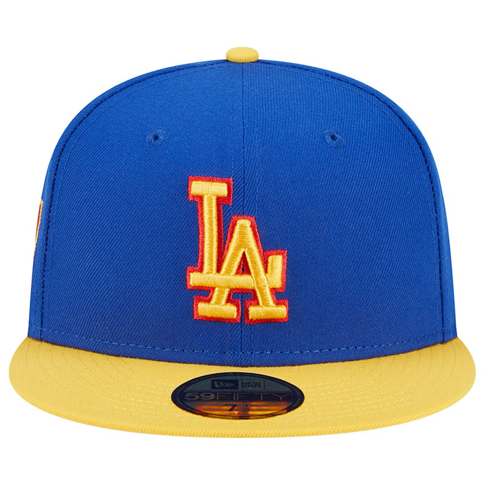 Los Angeles Dodgers Empire 59FIFTY Fitted Hat Royal/Yellow