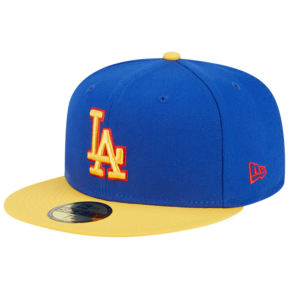 Los Angeles Dodgers Empire 59FIFTY Fitted Hat Royal/Yellow