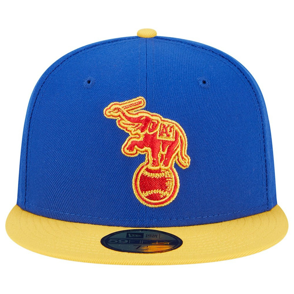 Athletics Empire 59FIFTY Fitted Hat Royal/Yellow