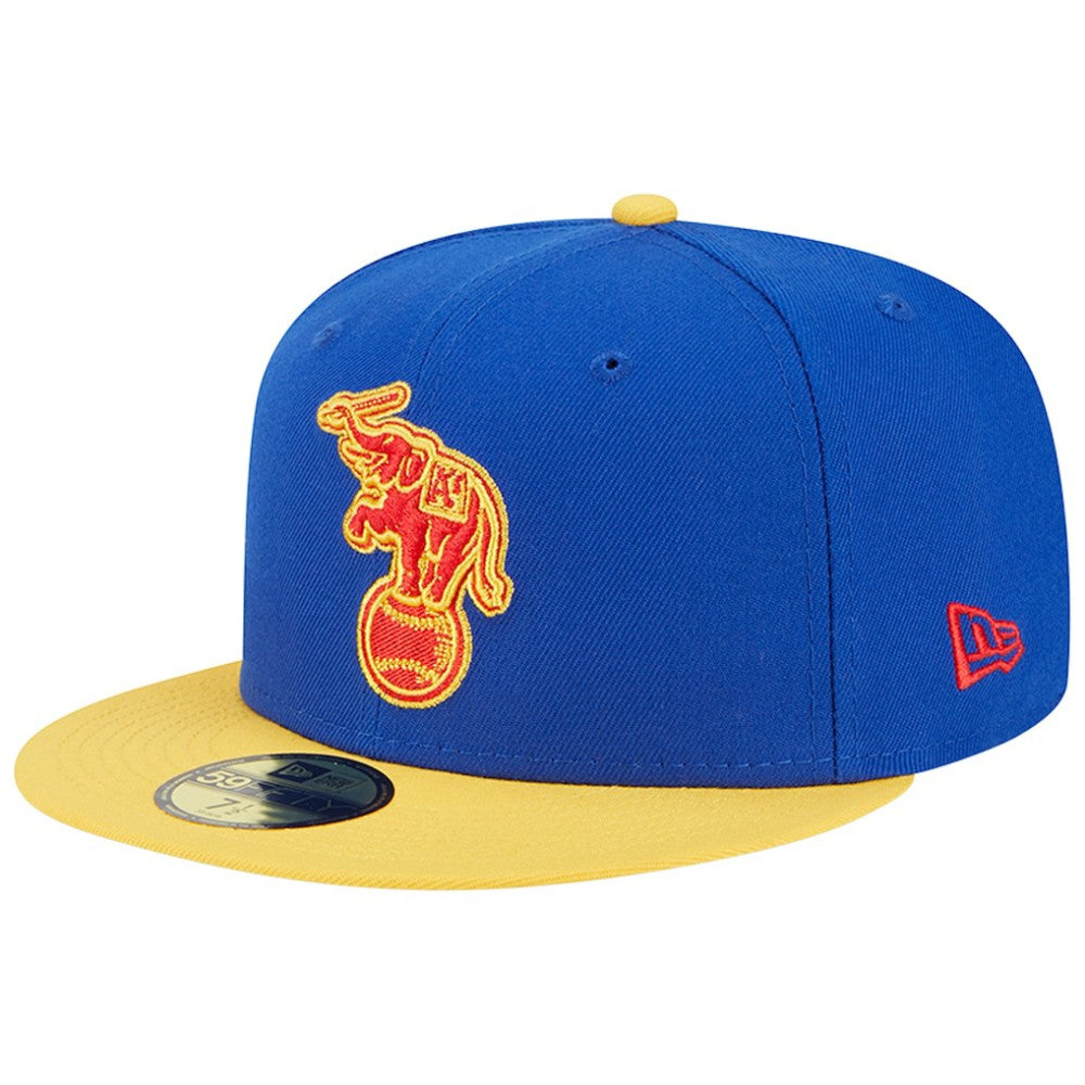 Athletics Empire 59FIFTY Fitted Hat Royal/Yellow