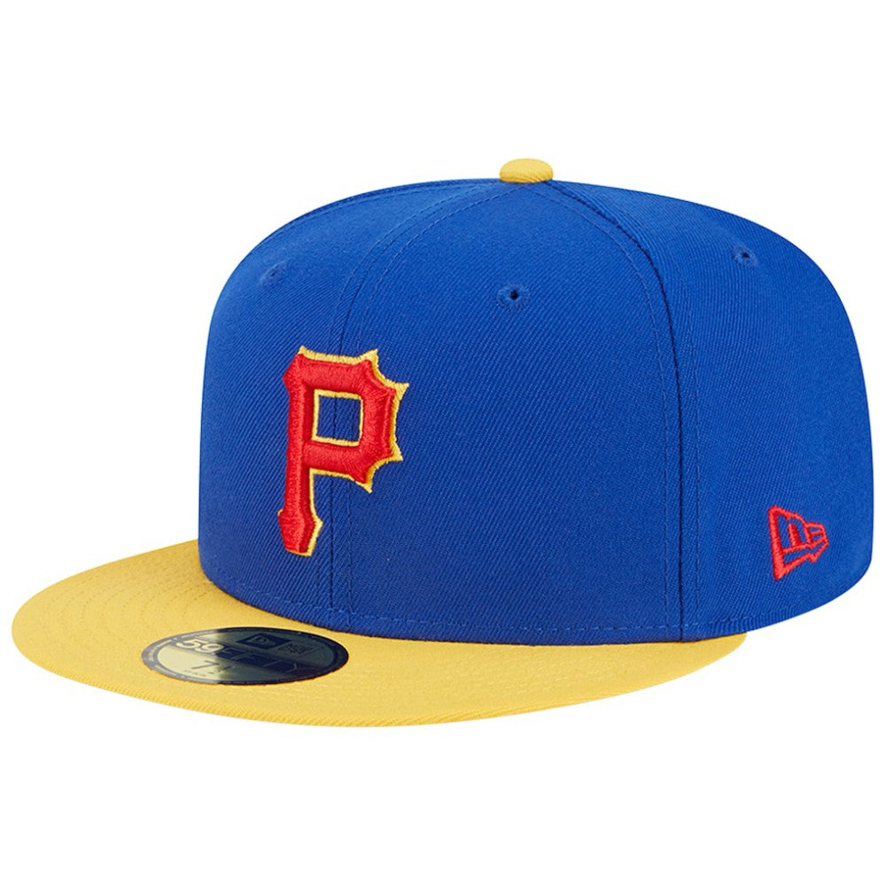 Pittsburgh Pirates Empire 59FIFTY Fitted Hat Royal/Yellow