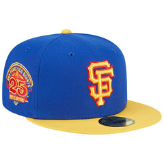 San Francisco Giants Empire 59FIFTY Fitted Hat Royal/Yellow