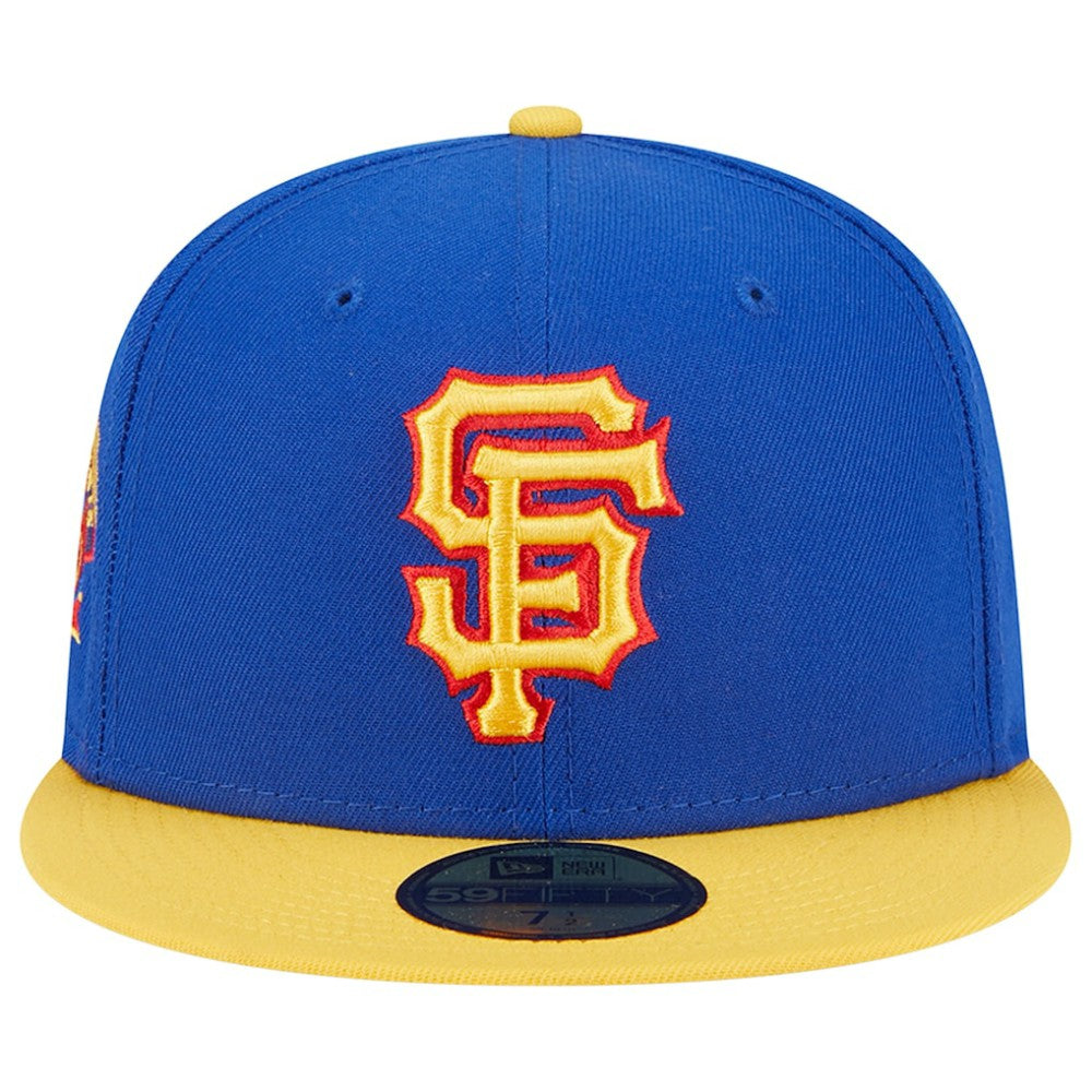 San Francisco Giants Empire 59FIFTY Fitted Hat Royal/Yellow