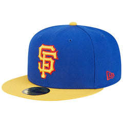 San Francisco Giants Empire 59FIFTY Fitted Hat Royal/Yellow