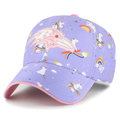 Baltimore Ravens '47 Girls Preschool Unicorn Clean Up Adjustable Hat - Lavender sale