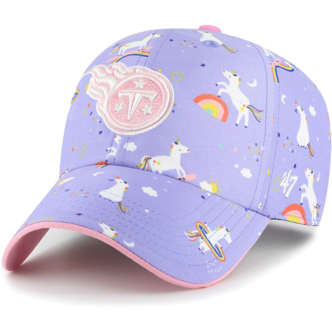 Tennessee Titans '47 Girls Preschool Unicorn Clean Up Adjustable Hat - Lavender sale