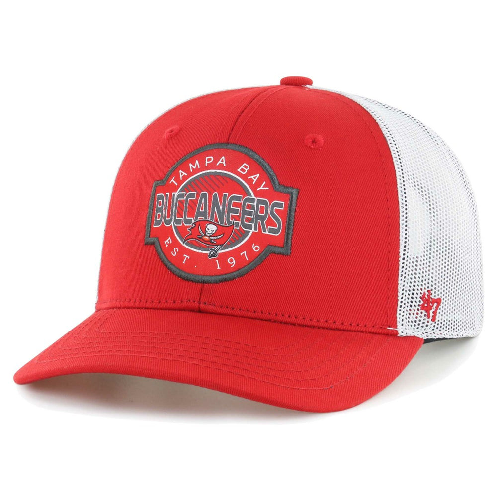 Tampa Bay Buccaneers '47 Youth Scramble Adjustable Trucker Hat - Red/White on sale