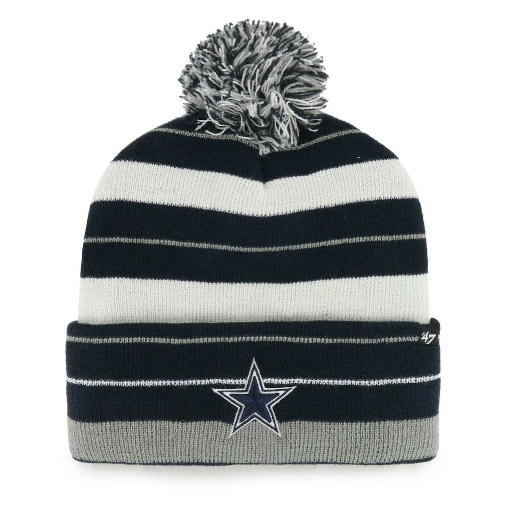 Dallas Cowboys '47 Powerline Cuffed Knit Hat with Pom - Navy cheap