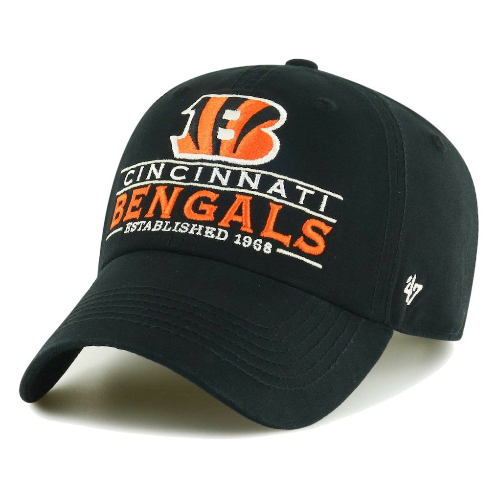 Cincinnati Bengals '47 Vernon Clean Up Adjustable Hat - Black for sale