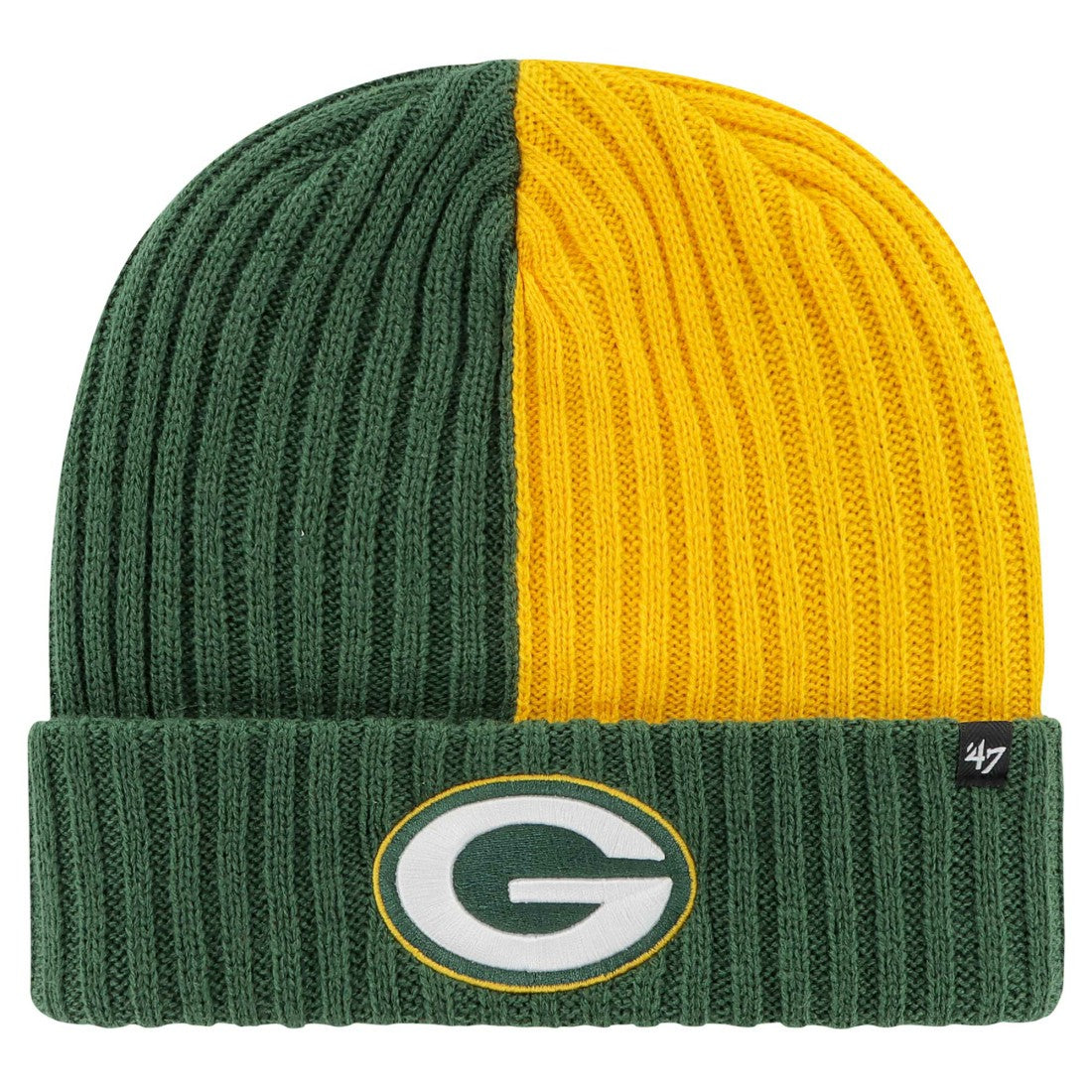 Green Bay Packers '47 Fracture Cuffed Knit Hat - Green for sale