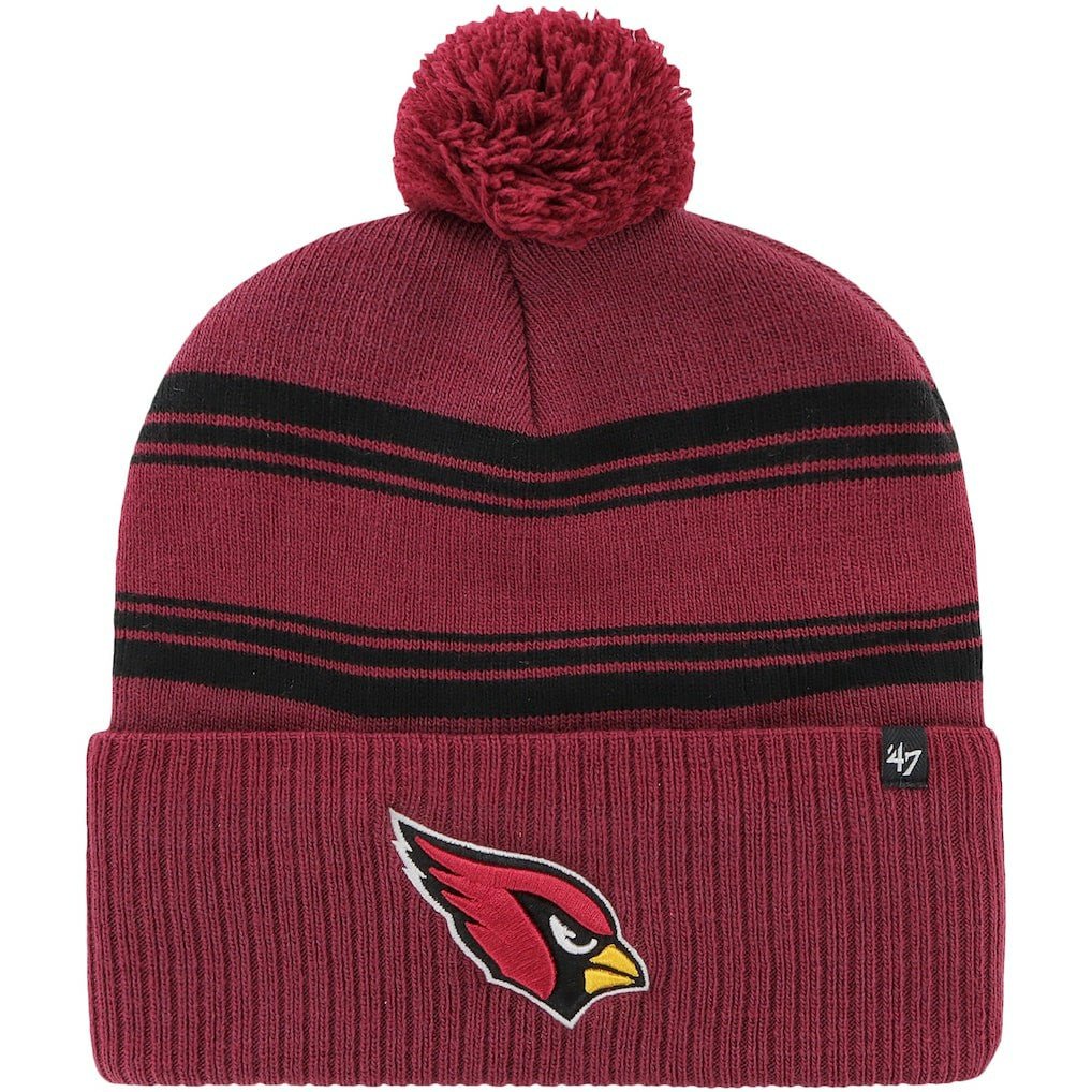 Arizona Cardinals '47 Fadeout Cuffed Knit Hat with Pom - Cardinal cheap