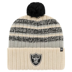 Las Vegas Raiders '47 Tavern Cuffed Knit Hat with Pom - Natural online