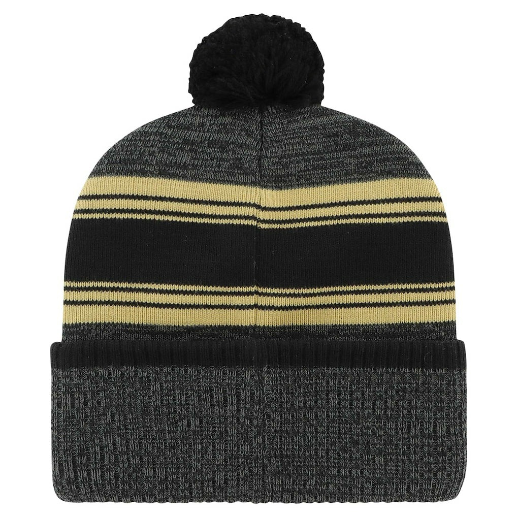 New Orleans Saints '47 Fadeout Cuffed Knit Hat with Pom - Black cheap