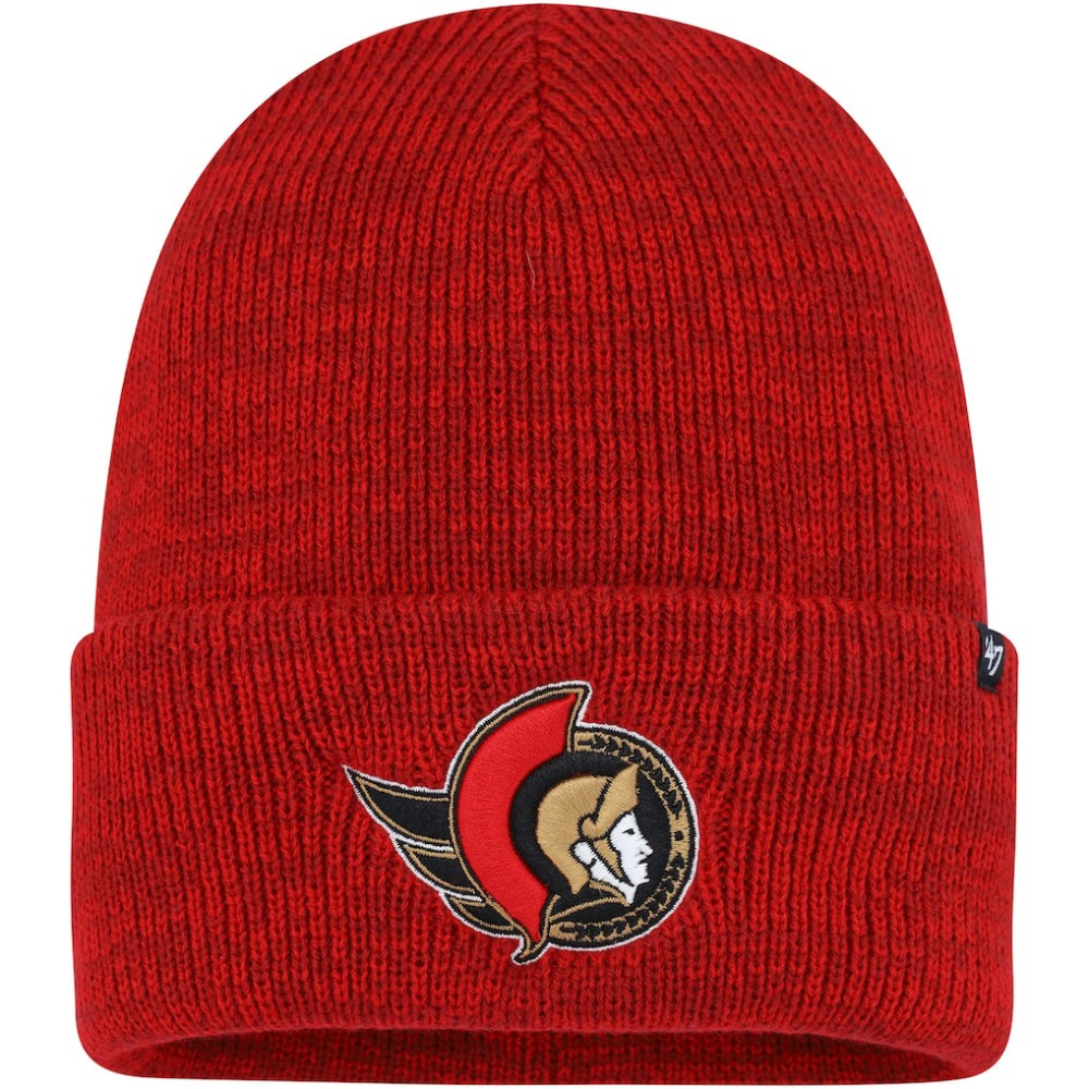 Ottawa Senators '47 Brain Freeze Cuffed Knit Hat - Red Hats