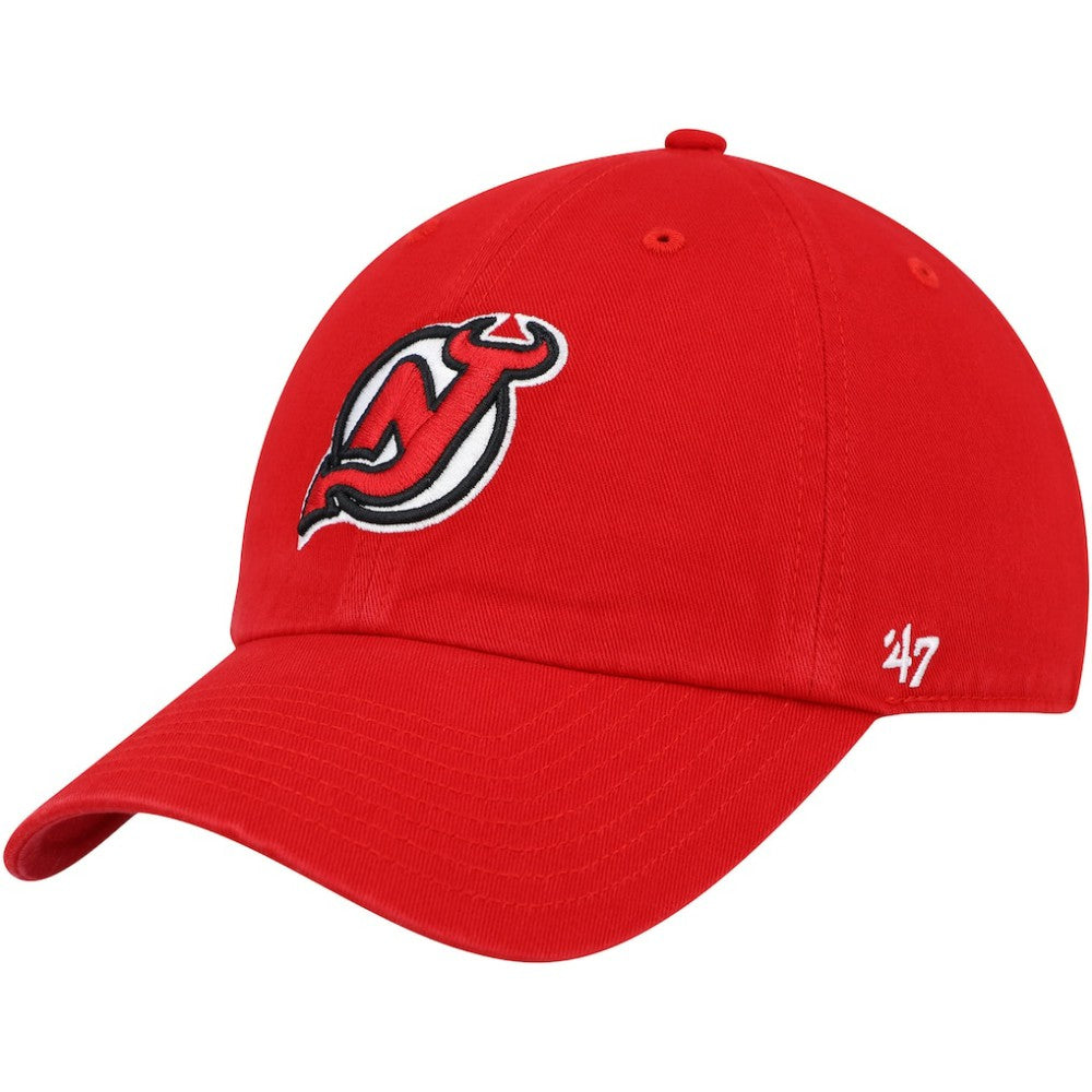 New Jersey Devils '47 Clean Up Adjustable Hat - Red Jerseys