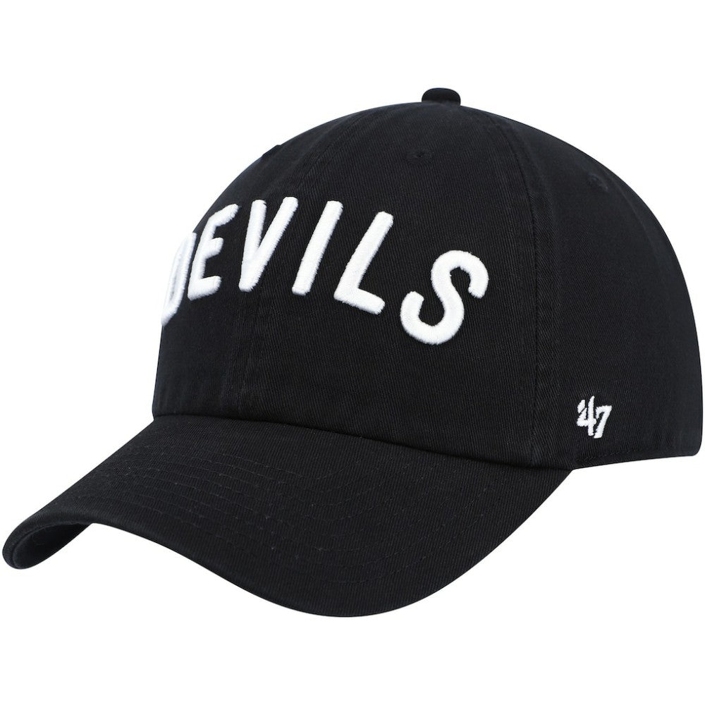 New Jersey Devils '47 Clean Up Adjustable Hat - Black Jerseys