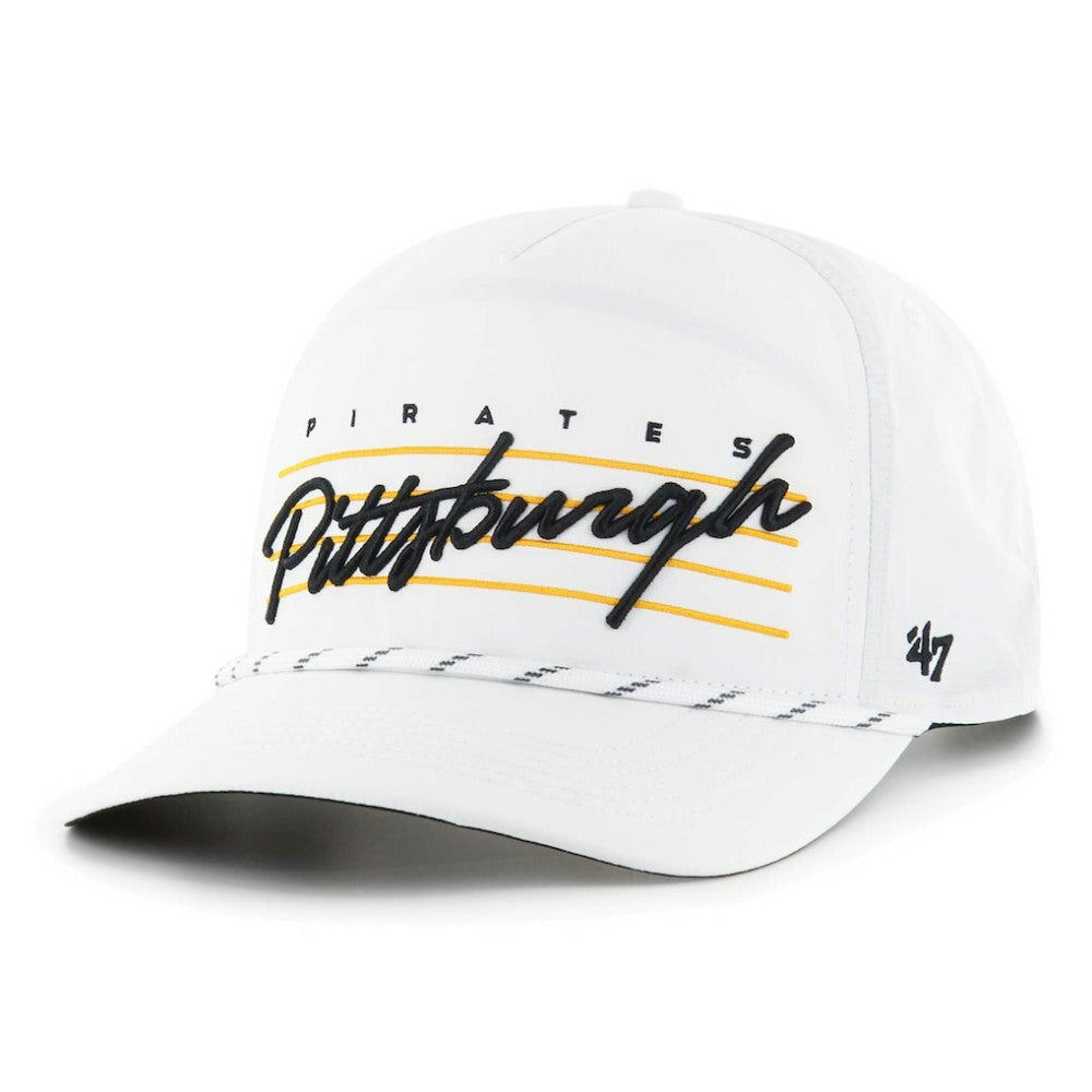 Pittsburgh Pirates 2023 City Connect Downburst Hitch Snapback Hat White