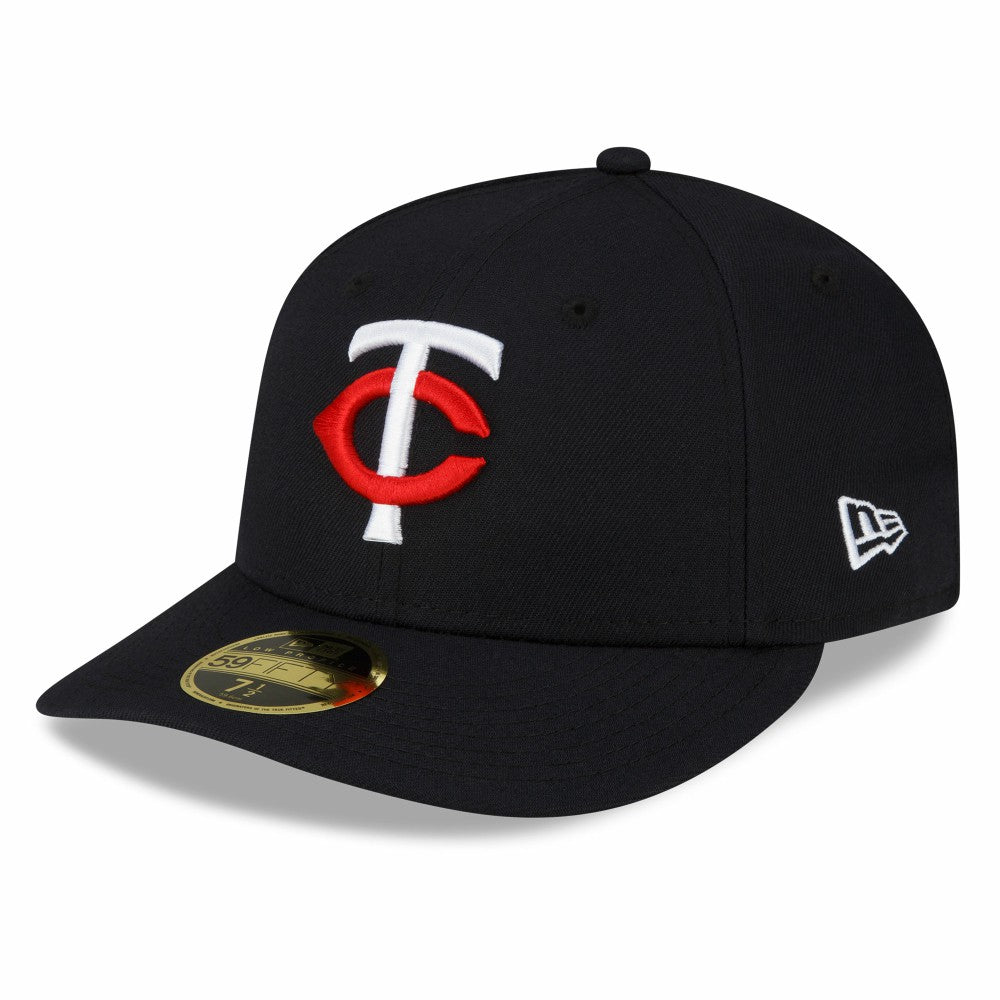 Minnesota Twins 2023 Authentic Collection Low Profile  Home 59FIFTY Fitted Hat  Navy