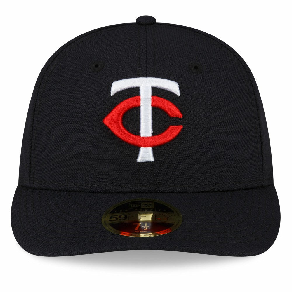 Minnesota Twins 2023 Authentic Collection Low Profile  Home 59FIFTY Fitted Hat  Navy