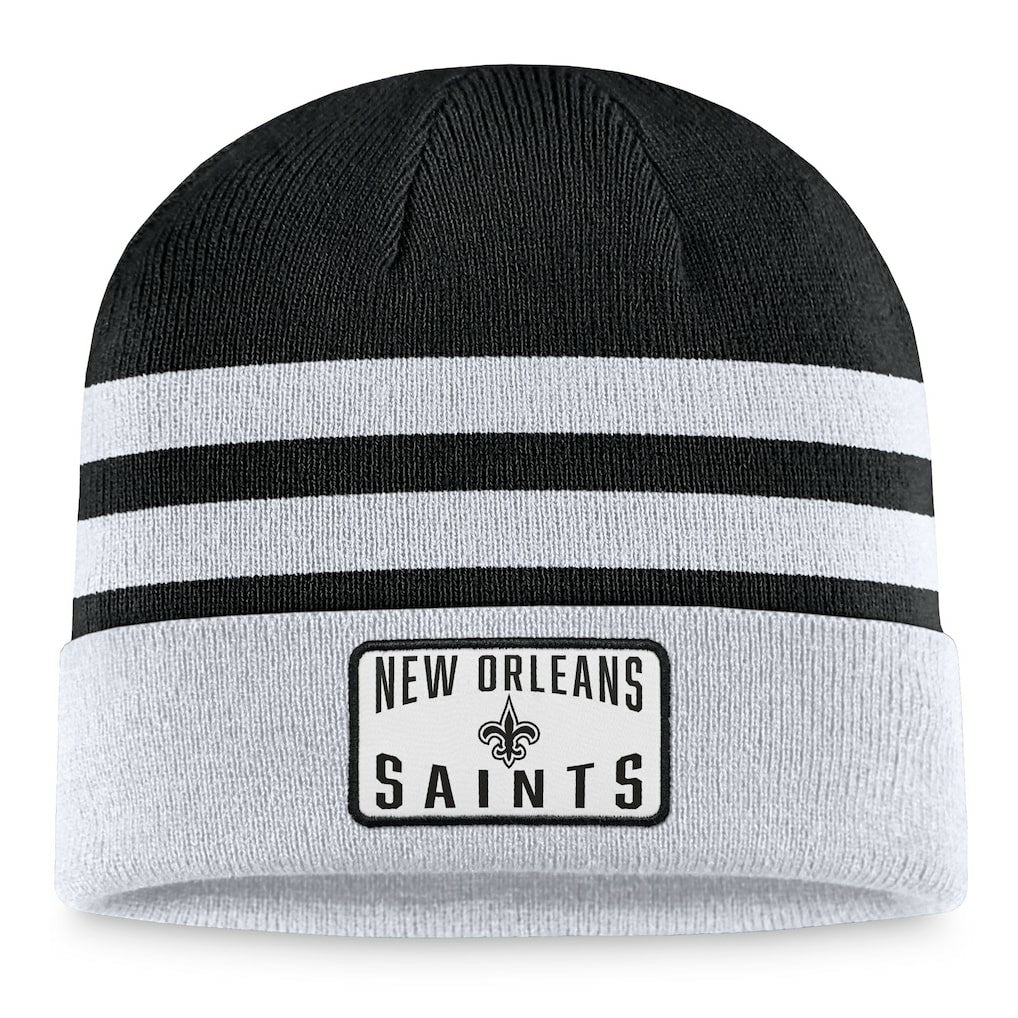 New Orleans Saints Logo Cuffed Knit Hat - Heather Gray discount