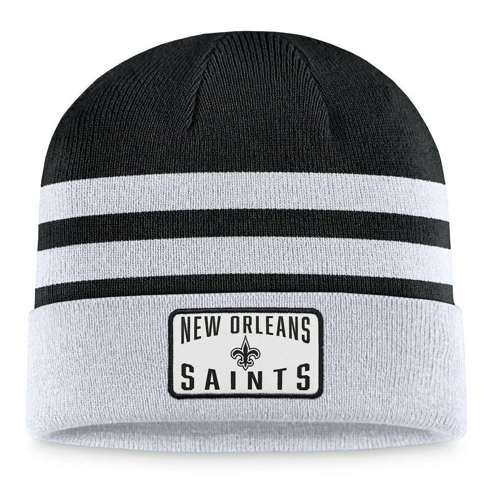 New Orleans Saints Logo Cuffed Knit Hat - Heather Gray discount