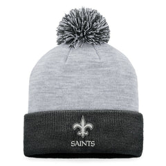 New Orleans Saints Women's Cuffed Knit Hat with Pom - Gray on sale