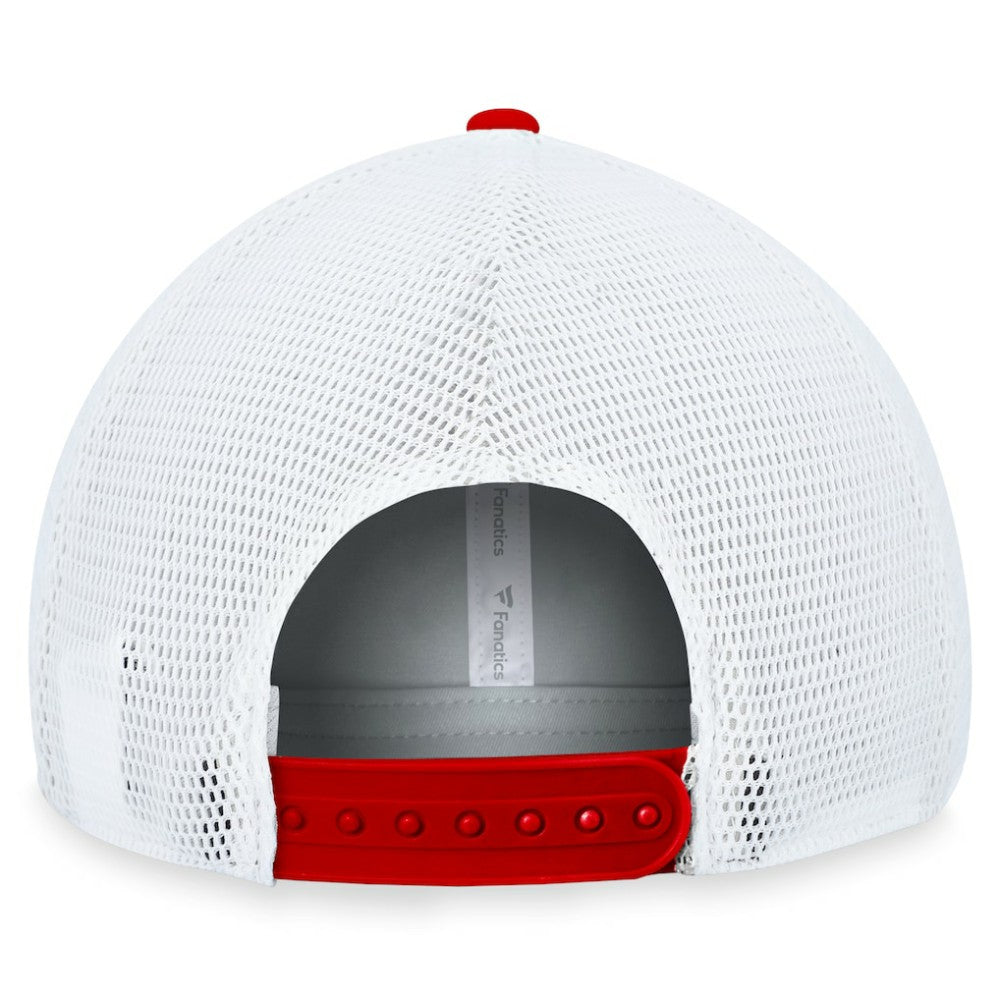 Chicago Blackhawks Fanatics Fundamental Adjustable Hat - Black/White Hats
