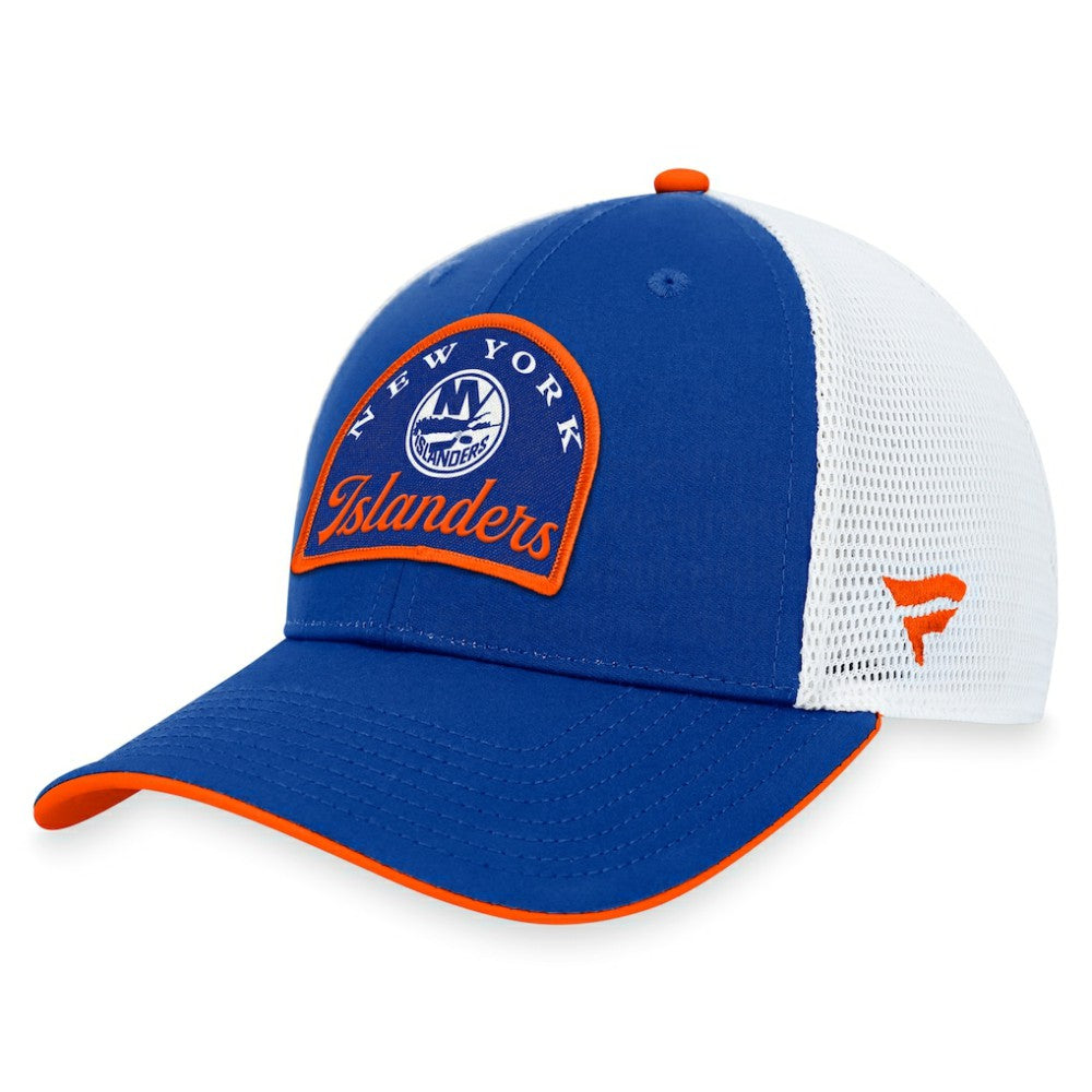New York Islanders Fanatics Fundamental Adjustable Hat - Royal/White Hats
