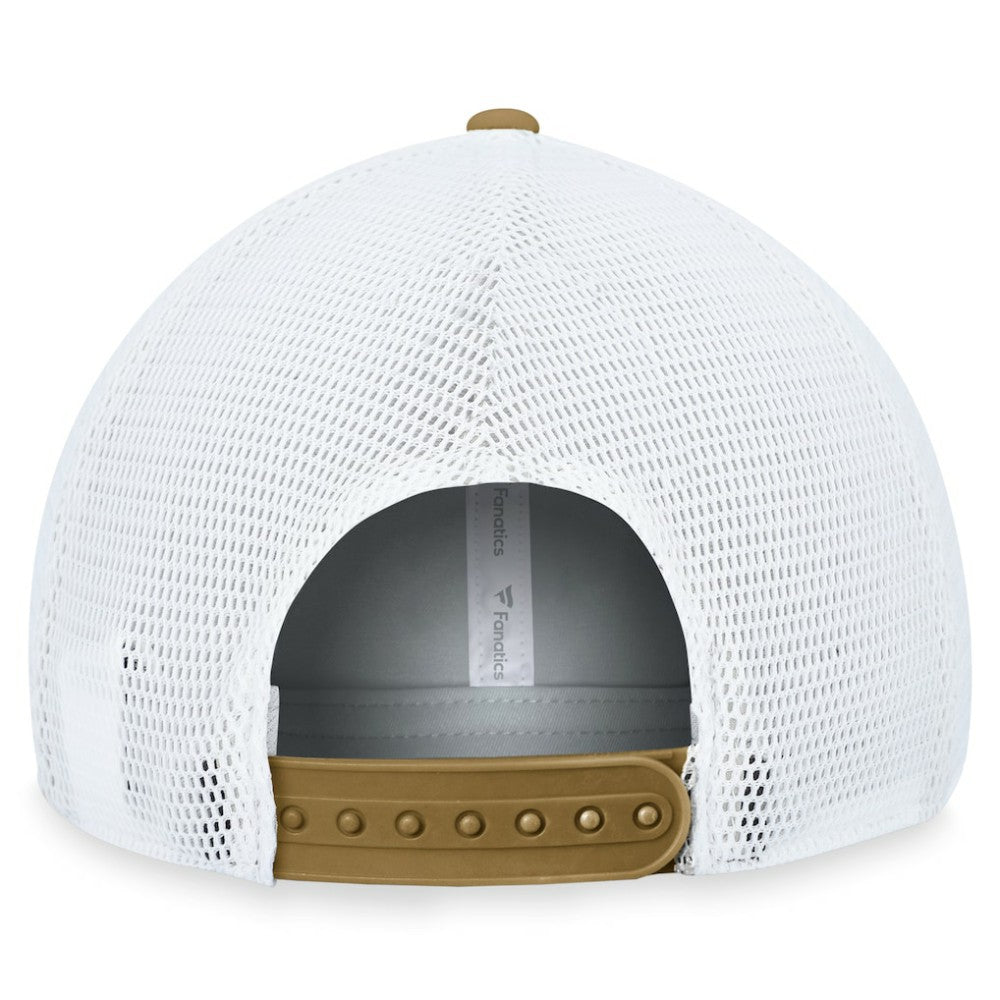 Vegas Golden Knights Fanatics Fundamental Adjustable Hat - Black/White Hats