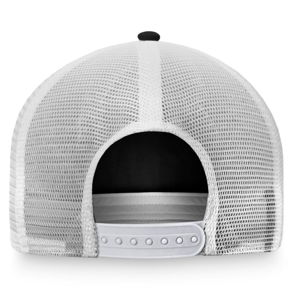 Pittsburgh Penguins Fanatics Women's Fundamental Trucker Adjustable Hat - Black/White Hats