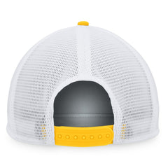 Nashville Predators Fanatics Foam Front Patch Trucker Snapback Hat - Gold/White Hats