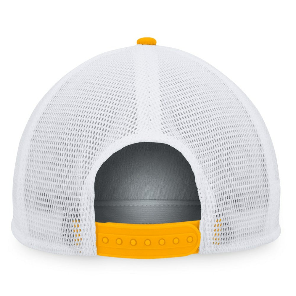 St. Louis Blues Fanatics Heritage Vintage Foam Front Trucker Snapback Hat - Blue/Gold Hats