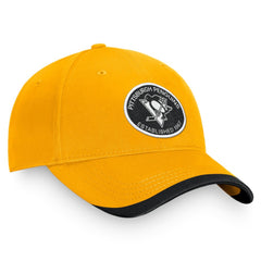 Pittsburgh Penguins Fanatics Fundamental Adjustable Hat - Gold Hats