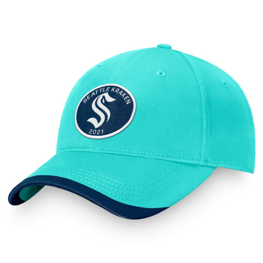 Seattle Kraken Fanatics Fundamental Adjustable Hat - Light Blue Hats