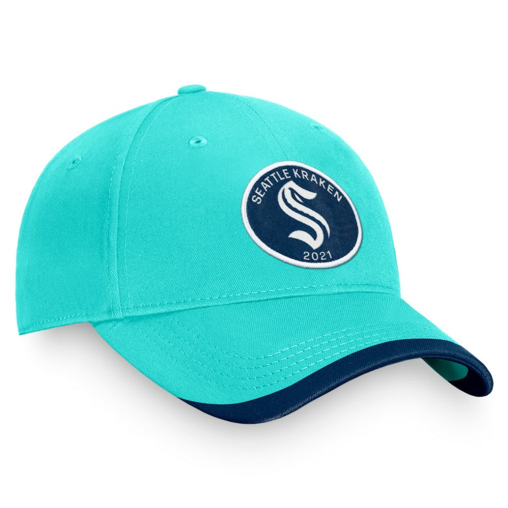 Seattle Kraken Fanatics Fundamental Adjustable Hat - Light Blue Hats