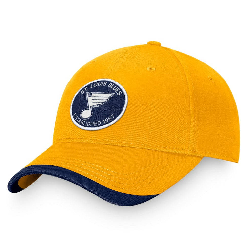 St. Louis Blues Fanatics Fundamental Adjustable Hat - Gold Hats